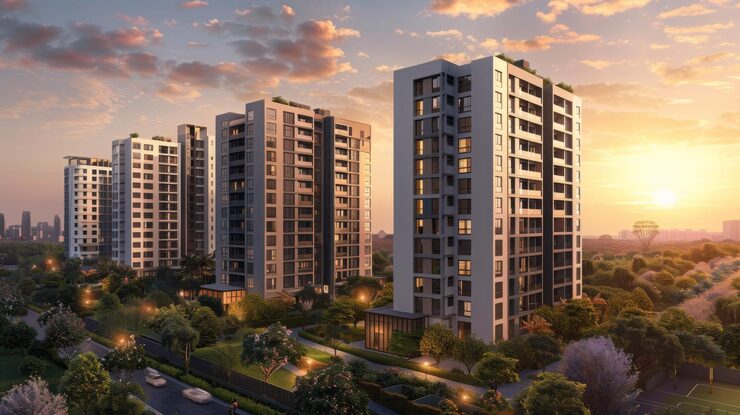 Merlin Rise apartments in Rajarhat Kolkata